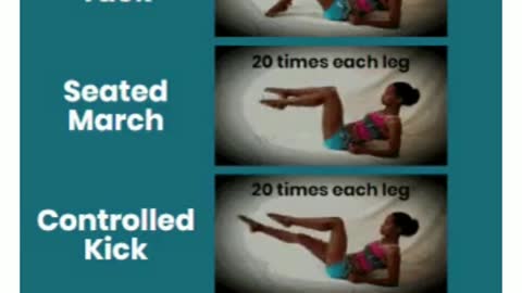 12 minute Workout for lower belly