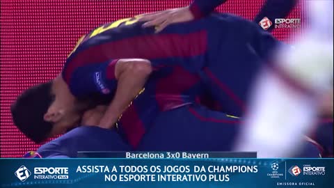 TOP 5 golaços de Messi na Champions League