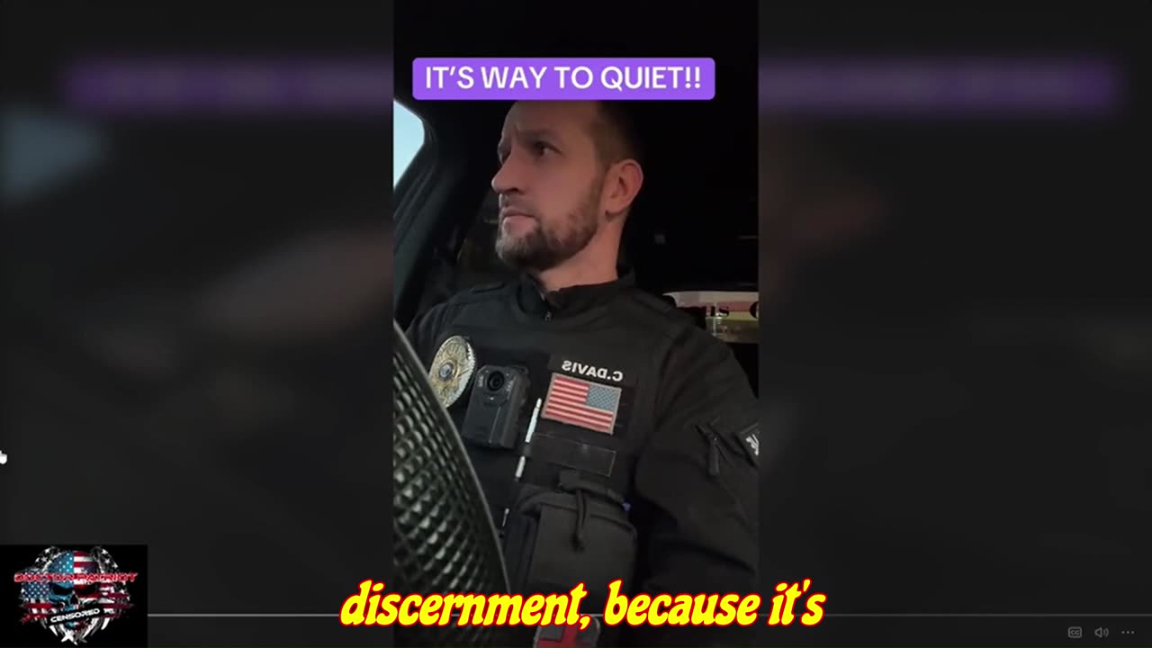 I Agree.......IT'S WAY TOO QUIET! .......