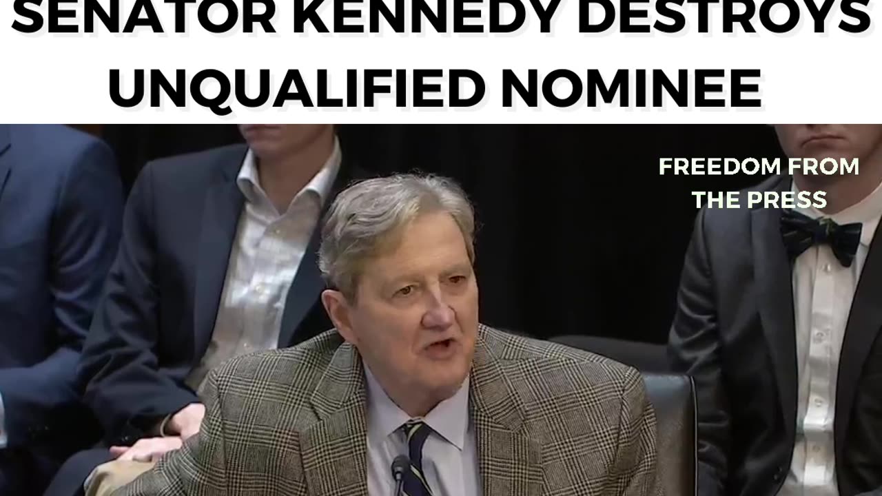 “IF I COULD VOTE ’NO’ TWICE, I WOULD!” - Senator Kennedy Explodes On Unqualified Biden Nominee