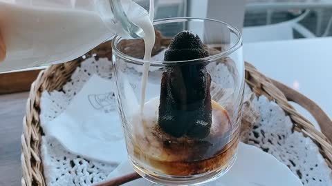 JEJU (KOREA) - Affogato: Coffee Ice Cream Drowned In Milk