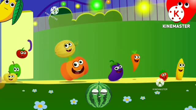 Funny fruits video