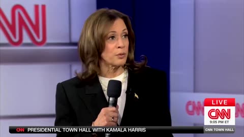 Kamala Harris Calls Trump A Fascist During CNN Town Hall Event