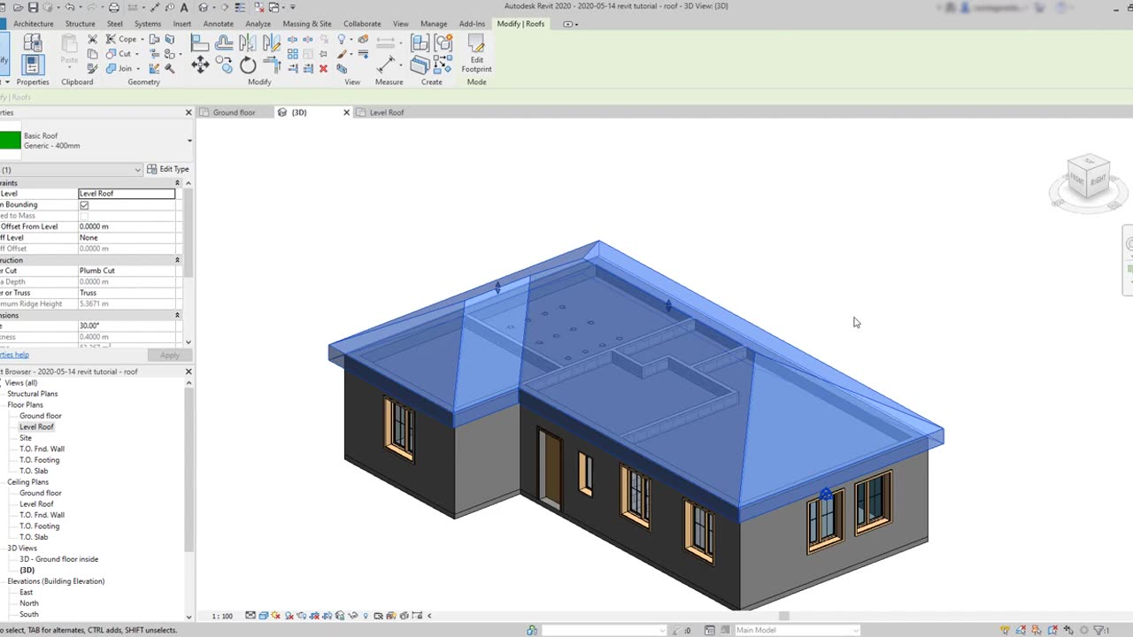 Revit - Complete Tutorial for Beginners - Learn to use Revit in 60 minutes - Part 7