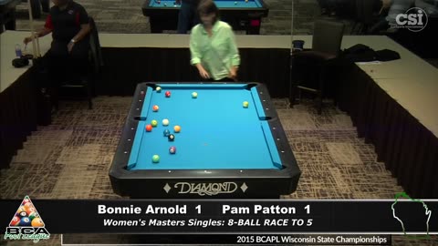 Bonnie Arnold vs Pam Patton ▸ 2015 BCAPL Wisconsin State Championships