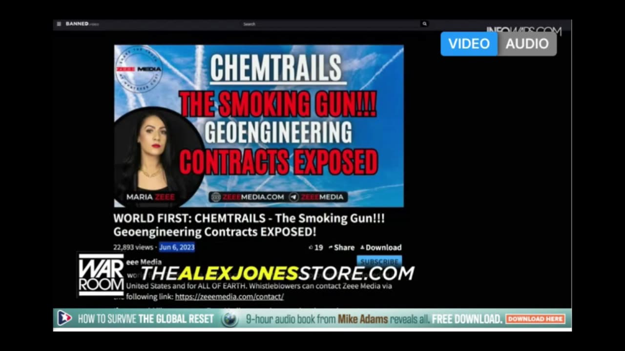 Maria Zeee on Infowars: NOAA deleted weather modification documents