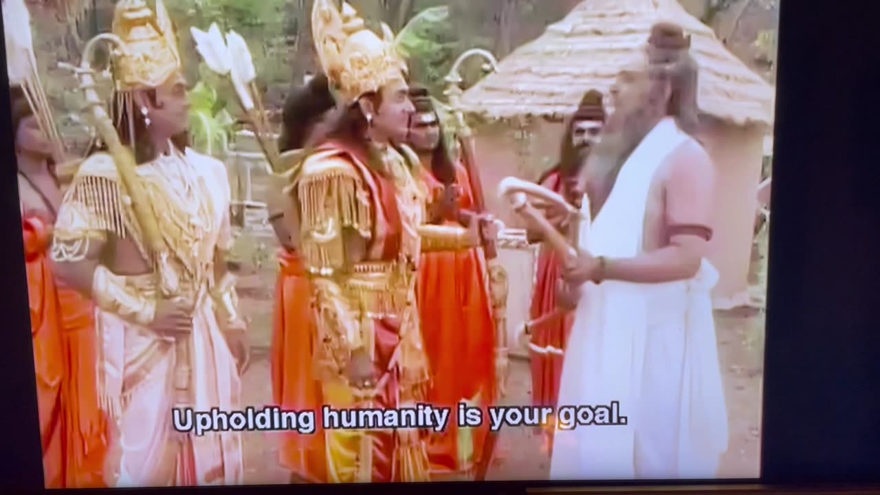 Rama Candra Rejoices Being Awarded For Stopping A Evil Man Eating Giants ~Prehistoric