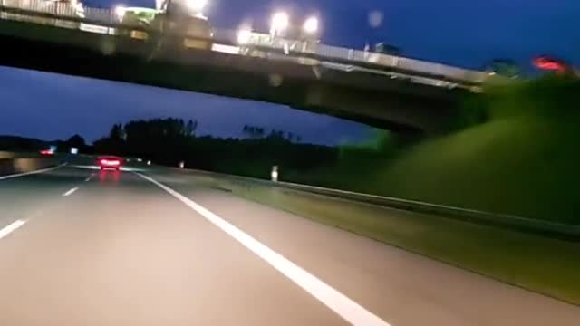 Germany: Landwirte protest on the bridges of the A96 between Memmingen and Mindelheim July 7, 2022.