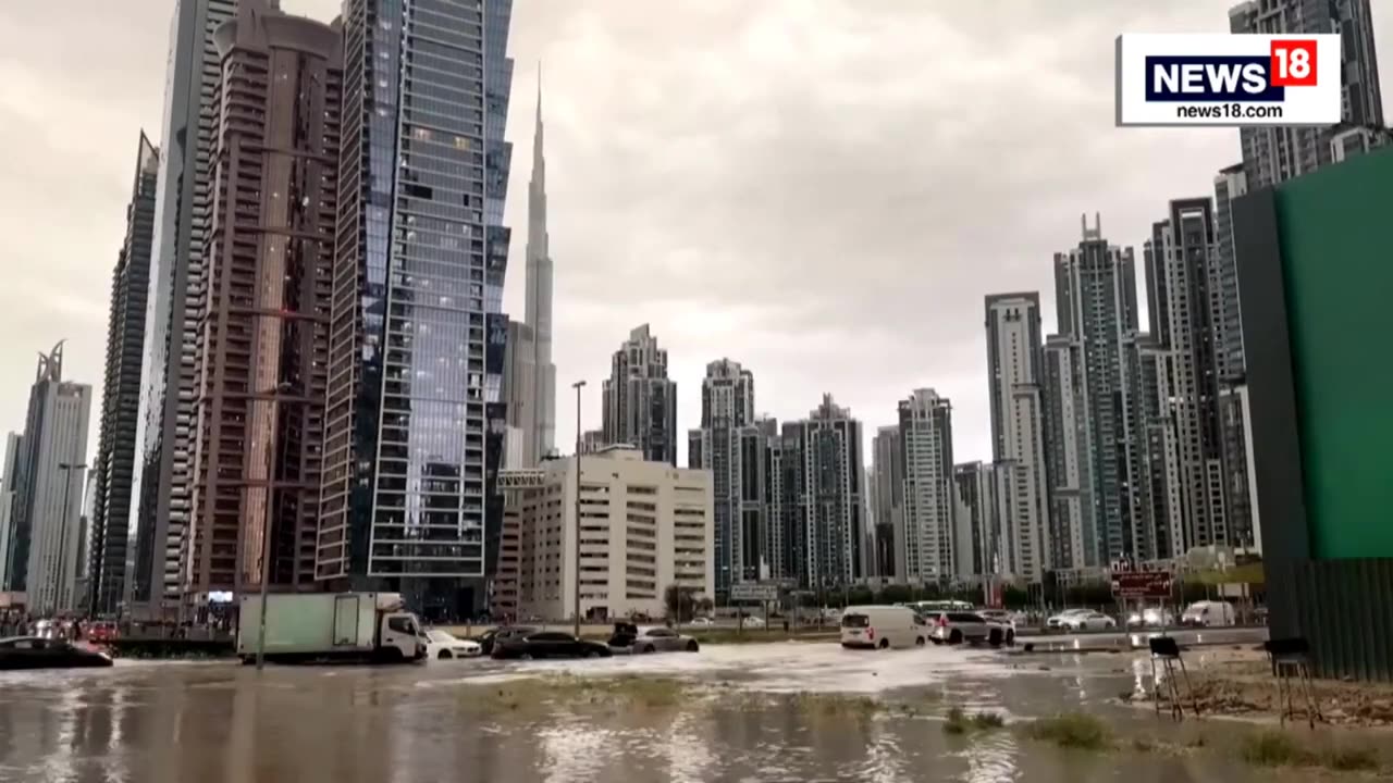 Dubai Flood LIVE | Flooding, Heavy Rain Briefly Halt Operations At Dubai International Airport |N18L