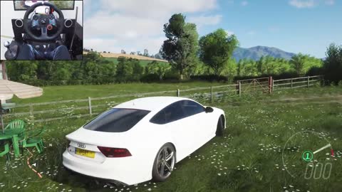 Audi RS7 Sportback - Forza Horizon 4 | Logitech g29 gameplay