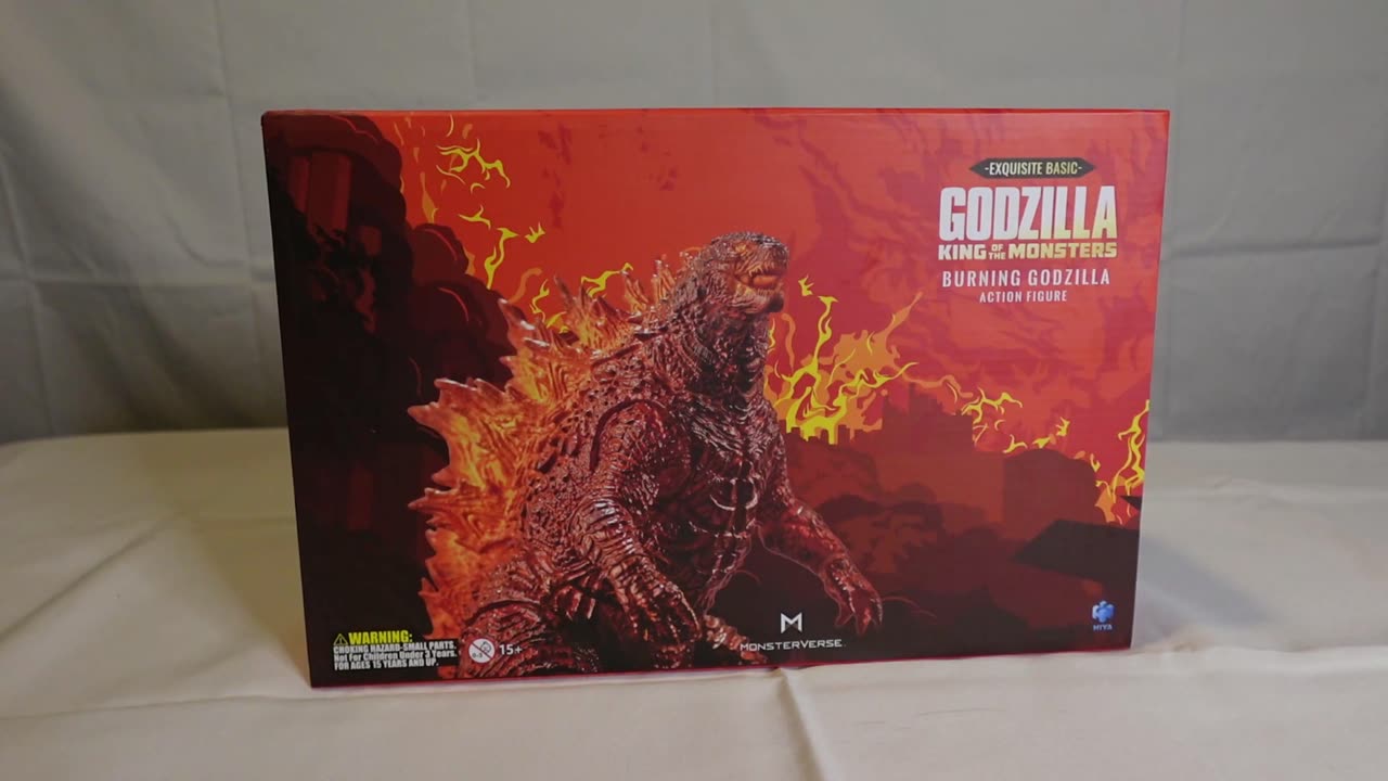 ASMR Unboxing: Burning Godzilla Action Figure (HIYA Toys)