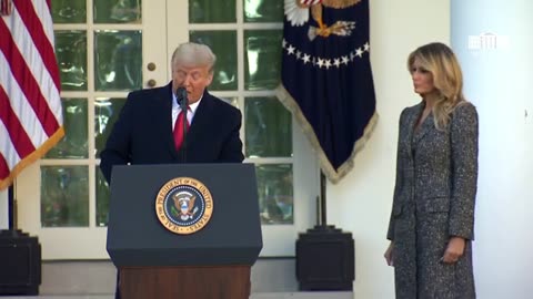 Flashback - President Trump & the First Lady Present the National Thanksgiving