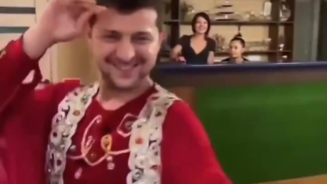 Macron Zelensky dancing