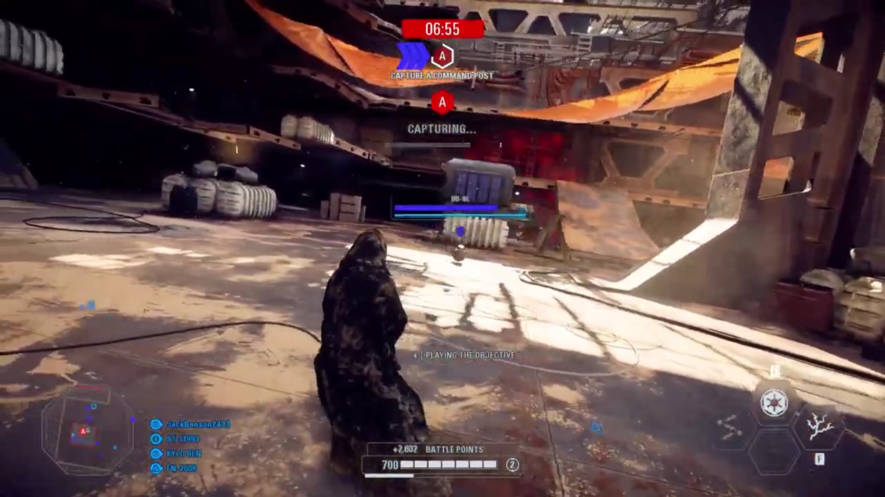 SWBF2: Instant Action Mission (Attack) First Order Jakku Gameplay