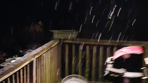 Snowing in Cooleemee,NC