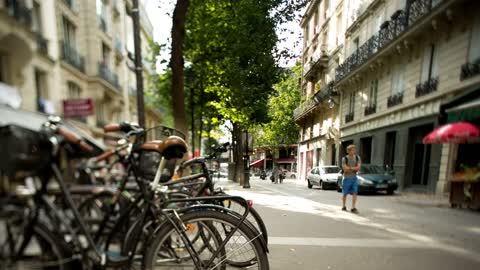 A calm street in Paris