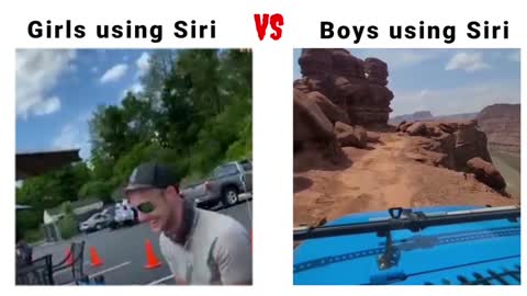 Girls vs Boys using Siri