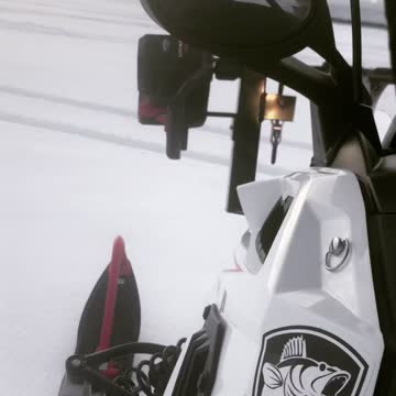 Running and gunning on the iceforce Polaris.