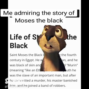 St Moses the black is apart of black church history!