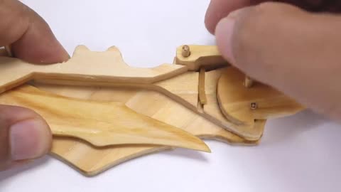 Cool Batman Knife Out Of Popsicle Sticks !!!!