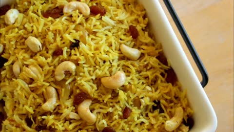 Cashew & Raisin Rice Pilaf Recipe