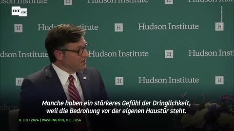 Repräsentantenhausprecher empört: "Es können nicht alle NATO-Länder in Amerikas Windschatten segeln"