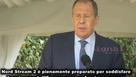 Lavrov: "Nord Stream 2 è pronto per soddisfare le esigenze dell'Europa, ma è bloccato dall'UE"