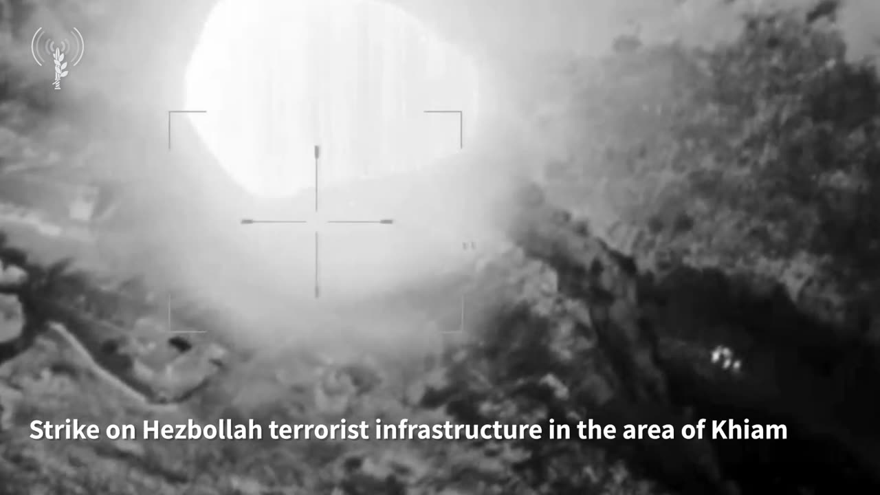 IDF: Earlier today, the IAF struck a Hezbollah military structure and terrorist