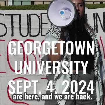 The “martyrs” in Palestine are “suicide bombers” and “terrorists,” says Georgetown student