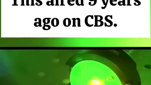 CBS, 9 years ago, talked about lasers controlling the weather.