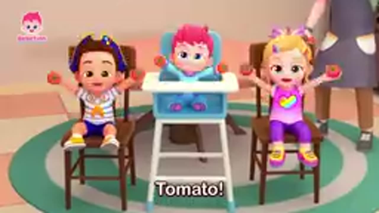 Hola, I'm Tomato 🍅ㅣEP135ㅣTomato Song for KidsㅣBebefinn Nursery Rhymes