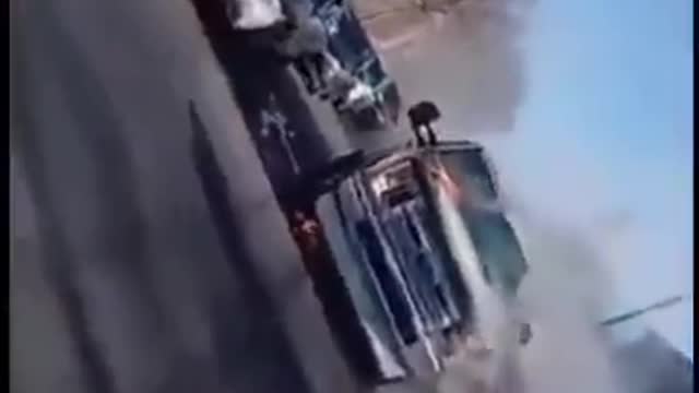 Ford f350 on fire