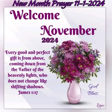 New Month of Blessings (November 2024): Embracing Abundance, Grace, and Favor #shorts #jesus #fyp