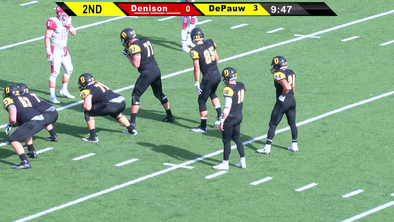 October 29, 2016 - QB Matt Hunt Sets New DePauw TD Pass Record