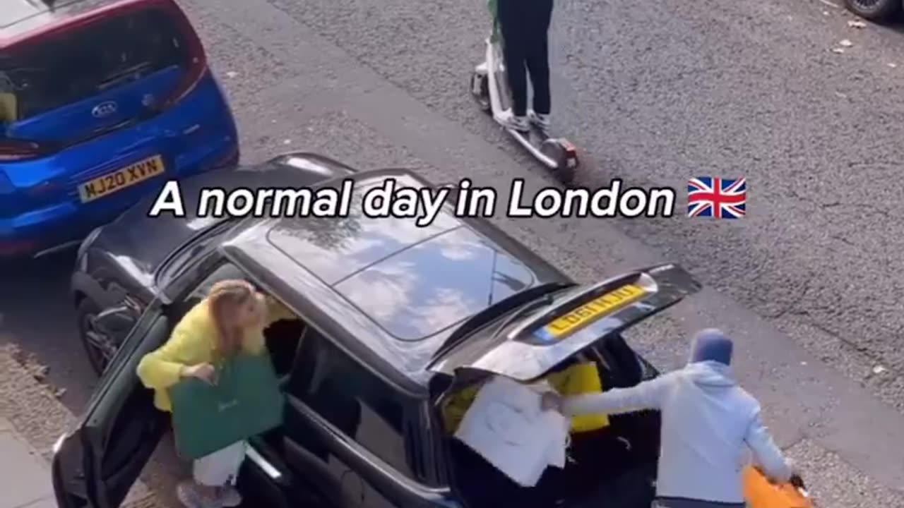 This is a clip from London, situation is worsening day by day