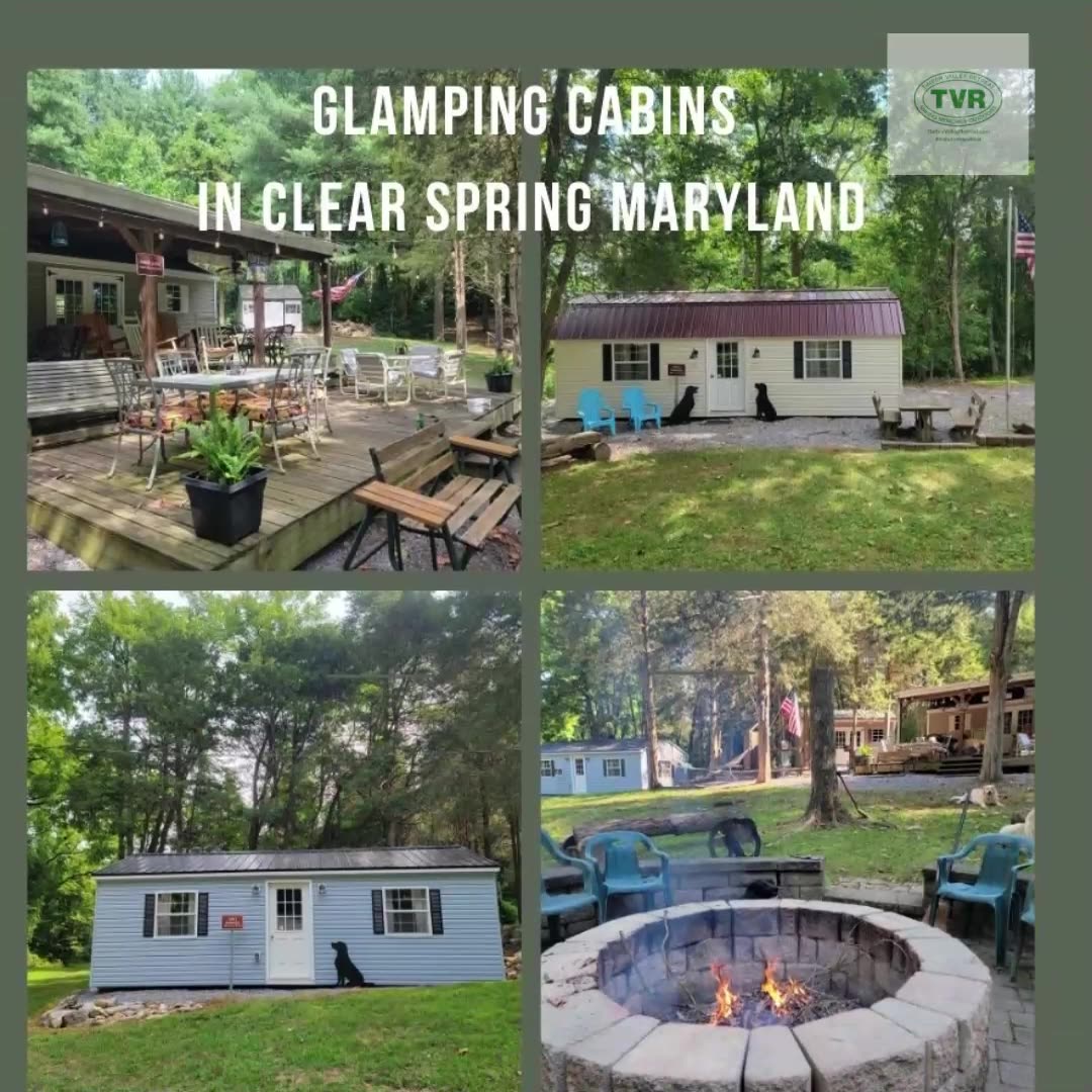 Glamping Clear Spring Maryland 3Cabin Campground