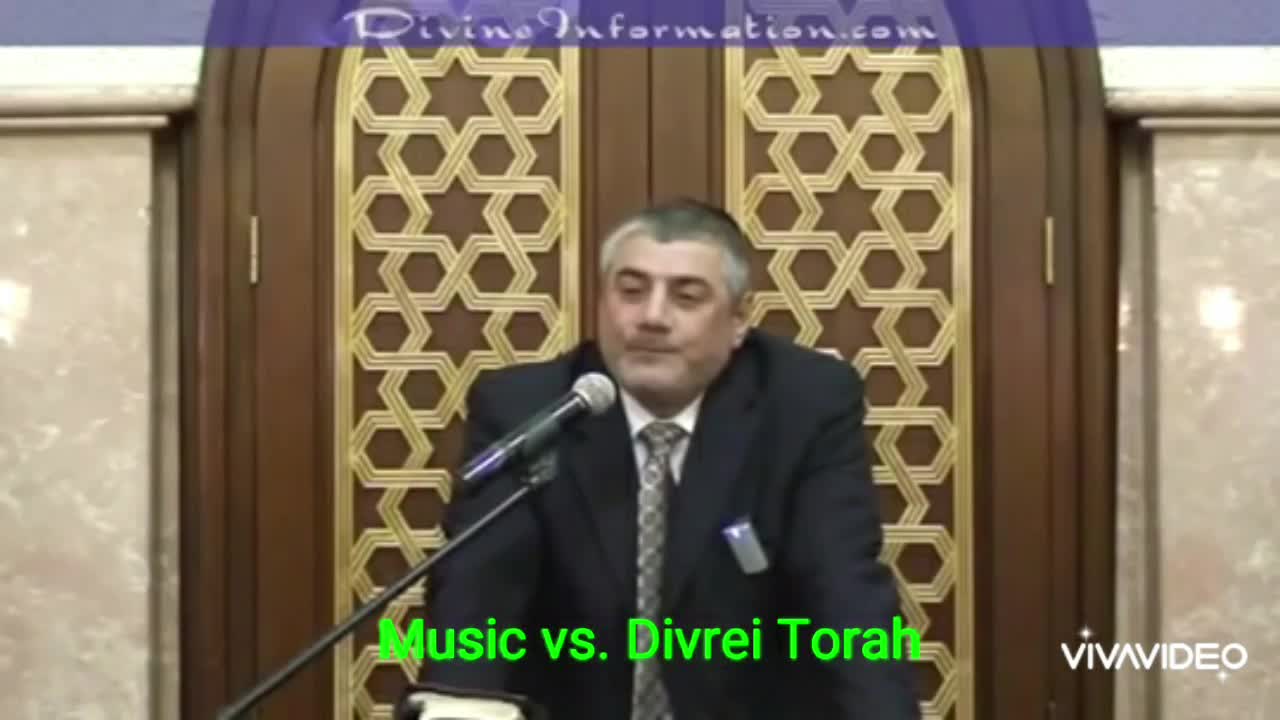 Music vs. Divrei Torah
