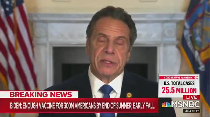 Lacking Any Self Awareness, Cuomo Says Incompetent Government Kills People