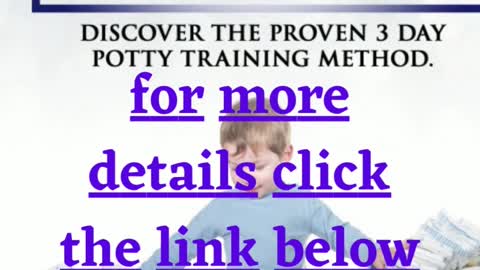 Potty training secret