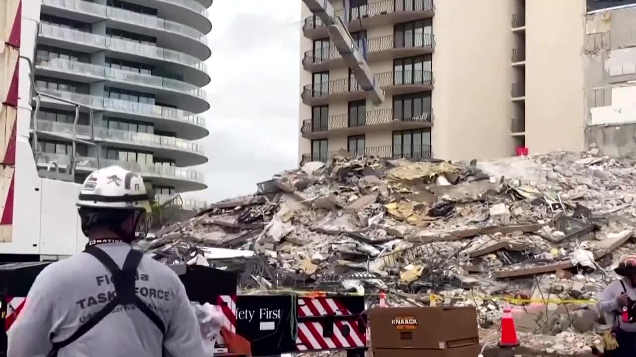 Florida rescue crews tackle collapsed building debris (News)