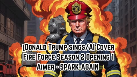 [Donald Trump sings/AI Cover] Fire Force Season 2 Opening 1 Aimer - SPARK-AGAIN