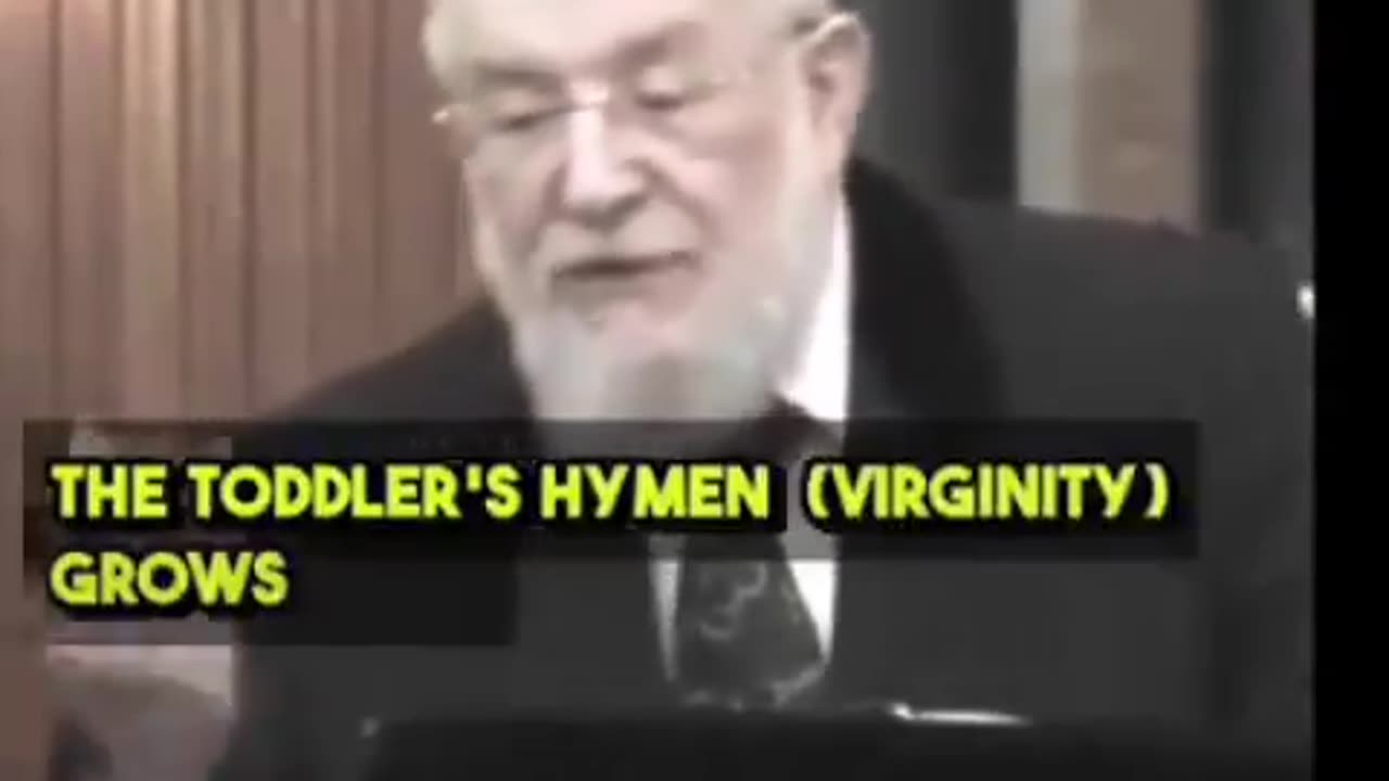 Jewish Rabbi says having sex with 3 years old kid is normal in Jewish culture