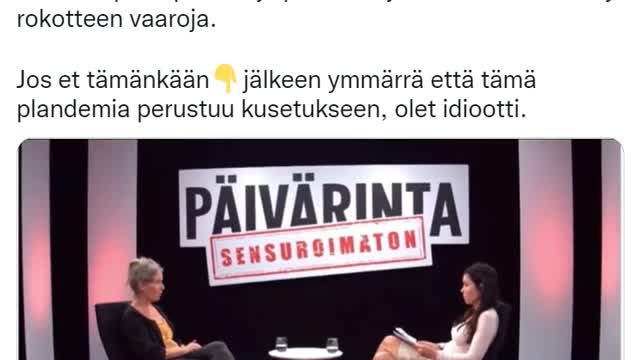 Jos et tämänkään jälkeen ymmärrä että tämä plandemia perustuu kusetukseen