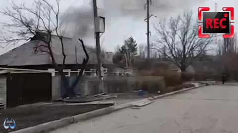 Donetsk after another strike on the city