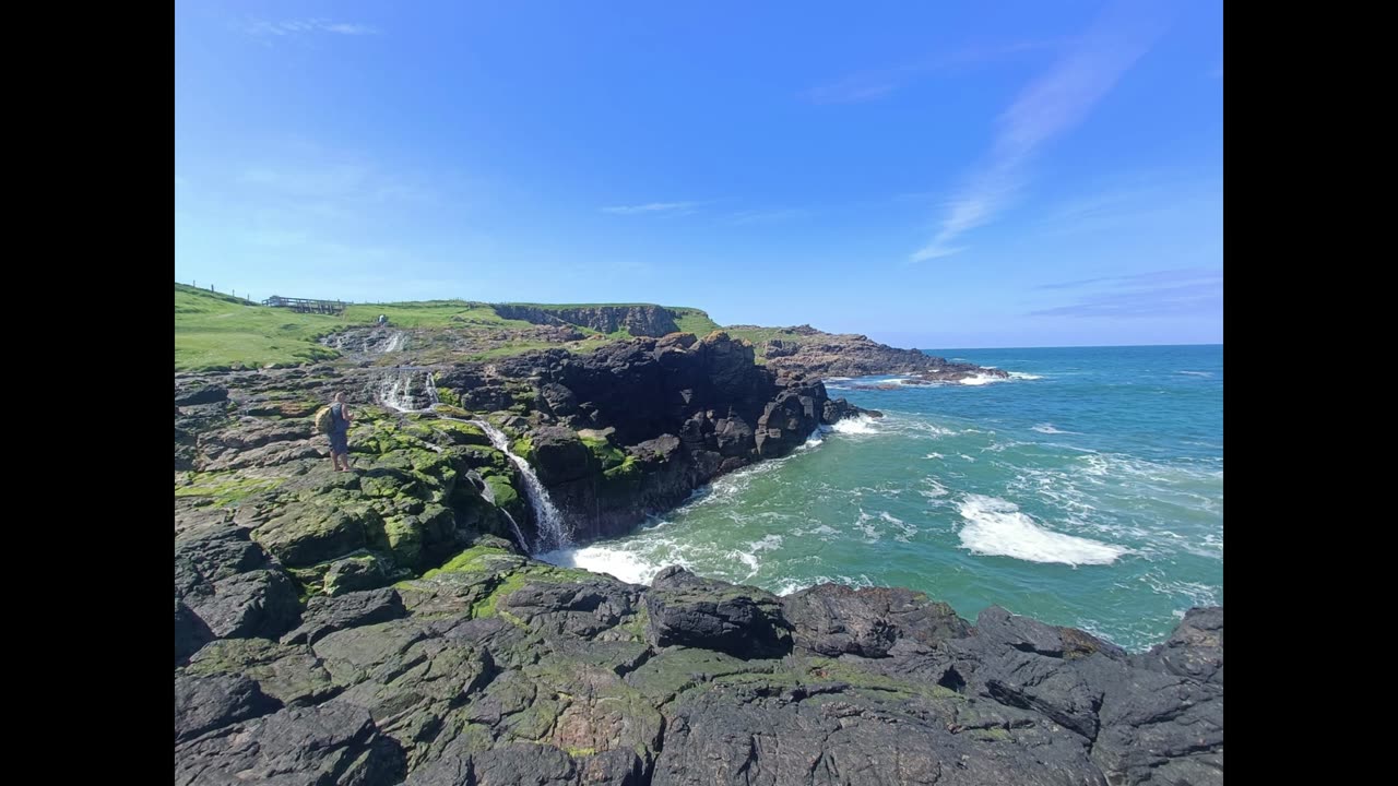 Mark Clark Portrush with family & Friends in Ireland, Spain, Binevenagh 2024