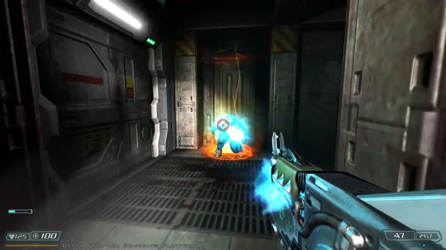 Doom 3: BFG Edition, Playthrough, Level "Monorail" (Level Completed)