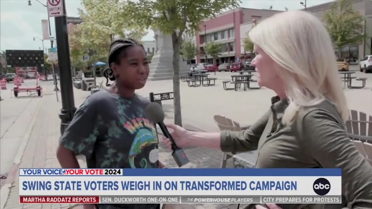 WISCONSIN VOTER: "I'm leaning towards Trump.