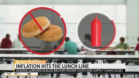 CBS: Inflation Is Hitting School Lunches with 97% of School Meal Programs Struggling with Costs