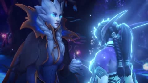 By Our Hand, Tyrande Elune Cinematic - 9.1 Chains of Domination , World of Warcraft Shadowlands