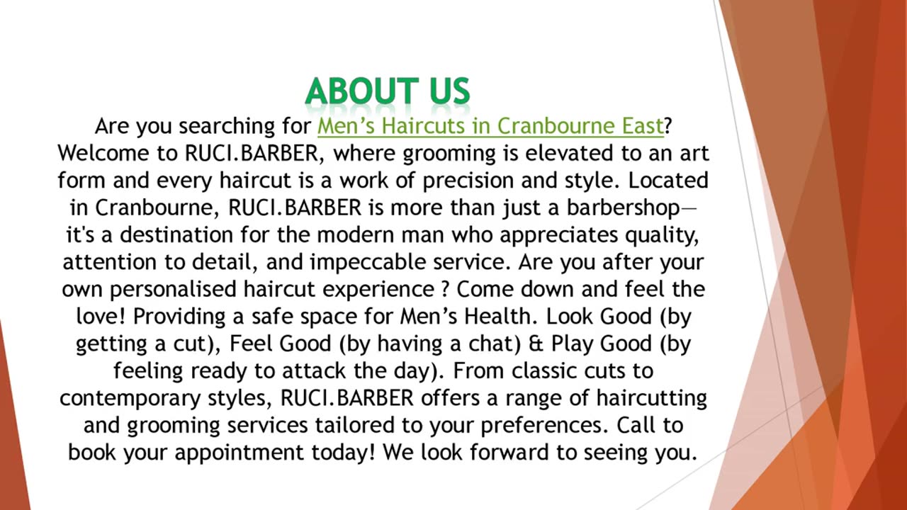 Are you searching for Men’s Haircuts in Cranbourne East?